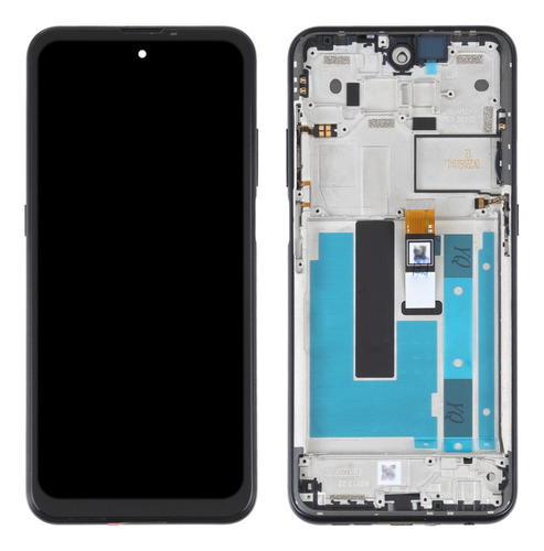 Sjp Sroje Pantalla Lcd Oem Negra Con Marco Para Nokia X100