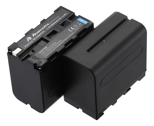 Paquete De 2 Baterias De Repuesto Sony Np-f970 Compatibles C