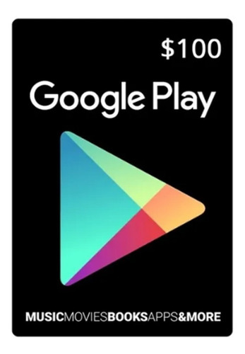 Imagen 2 de 4 de Google Play $100 Pesos, Entrega 9am-11pm