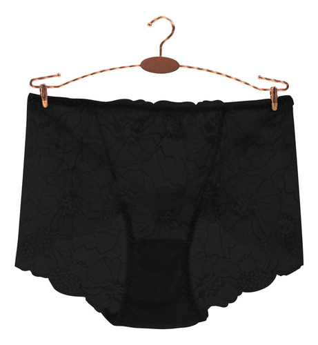 A 3 Pcs Calzones Mujer Encaje Sexy Transpirable Talla Grande
