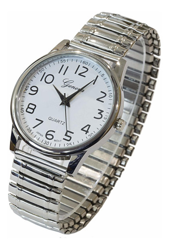 Reloj Mujer Ftw Sl95 Cuarzo 38mm Pulso Plateado