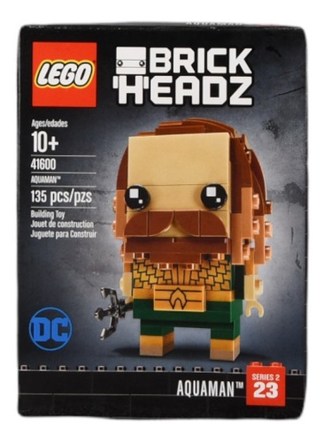 Lego Dc Comics 41600 Brick Headz Aquaman