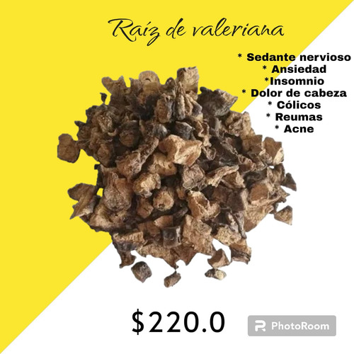 Valeriana Te Raíz Medicinal 300gr / 100% Nautural