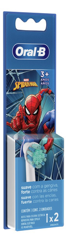 Refis Para Escova Elétrica Oral-b Spiderman 2 Unidades