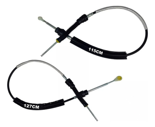 2 Cables Palanca De Velocidad Std Vw Jetta A4 99-07 1.8l 2.0