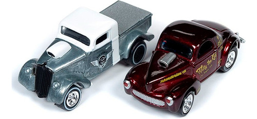 Johnny Lightning Willys Gassers 1941 Coupe & 1933 Pickup