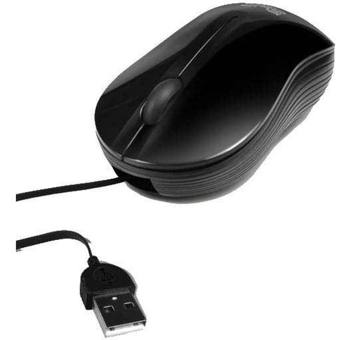 Mouse Usb Con Cable Retráctil Klip Xtreme Para  Worldmaster