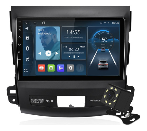 Estéreo 1+32g Gps Cámar Para Mitsubishi/outlander 2007-2012