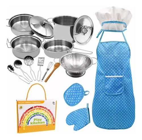 Utensilios De Cocina Para Niños, Juguete Con Ollas Y Sartene