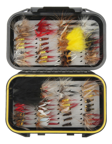 Kit De 72 Moscas De Pesca Con Mosca, De Acero Inoxidable, Du