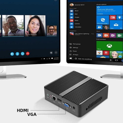 Computador Compacto Mini Core I7 120gb Ssd 8gb Ram Win 10