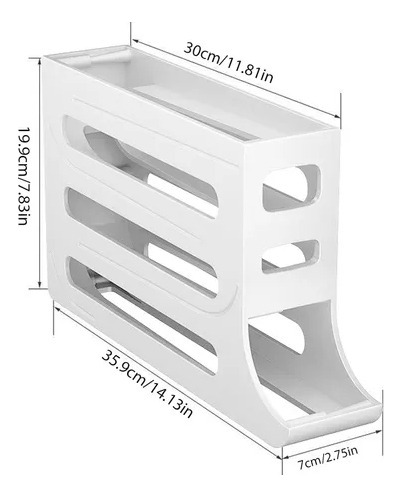 Bn Contenedor De Huevos For Refrigerador Con Enrollamiento