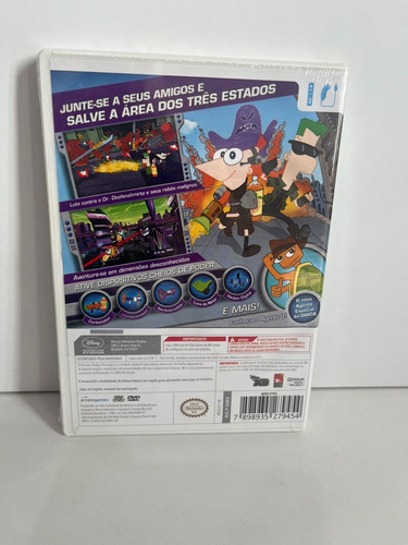 Phineas And Ferb - Lacrado - Nintendo Wii - Fisico