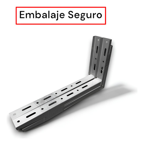 Kit Ménsulas Soporte Aire Acondicionado De 49 Cm X4 Unidades