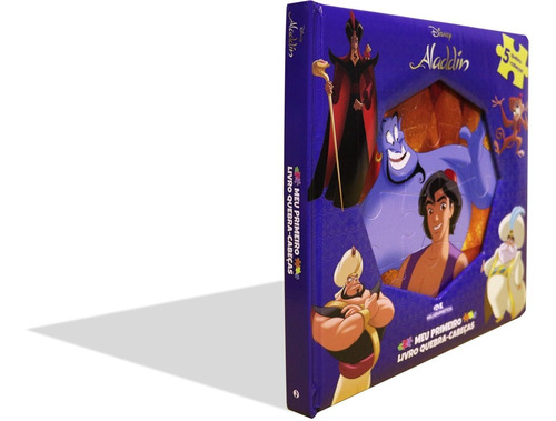 Imagem 1 de 5 de Aladdin Meu Primeiro Livro Quebra-cabeças