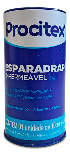 Esparadrapo Impermeável Procitex Cremer 10cm X 4,5m 1 Un.