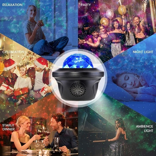 Proyector Led Galaxy Ocean Wave Night Light
