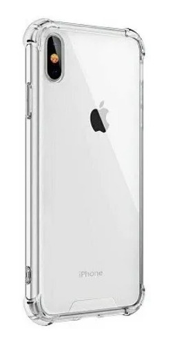 Carcasa Para iPhone X / Xs Transparente Reforzada + Hidrogel