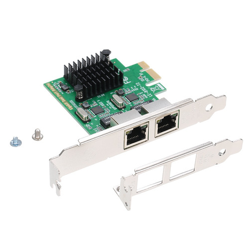 Placa De Servidor De Rede 2 Portas Gigabit 1000m Pci-e