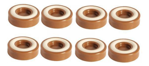 2 Ruedas Para Muebles, Copas Con Ruedas, Protectores Marrón