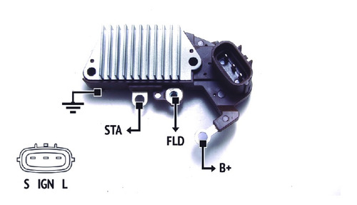 Regulador Alternador Tipo N-denso Toyota Hilux 30