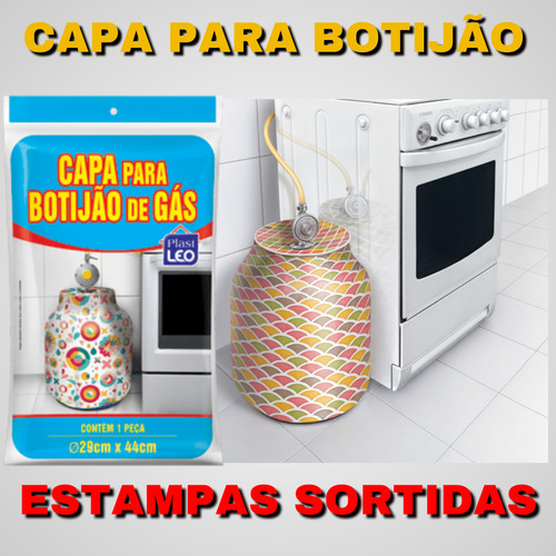 Capa Protetora Para Botijão Plast Leo Capa Bujão De Gás Impermeável