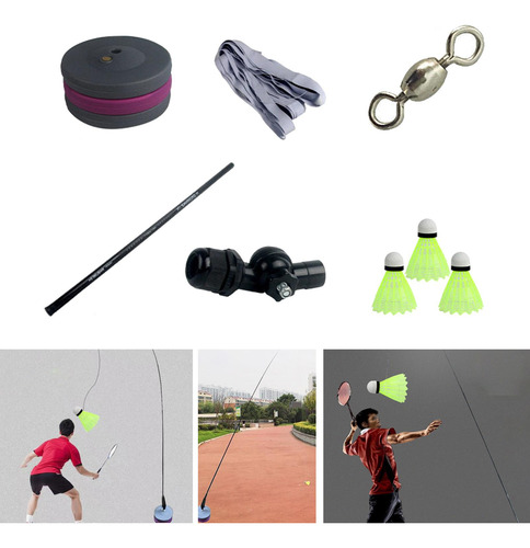 Kit De Entrenamiento De Bádminton, Herramienta 4m 3 Bolas