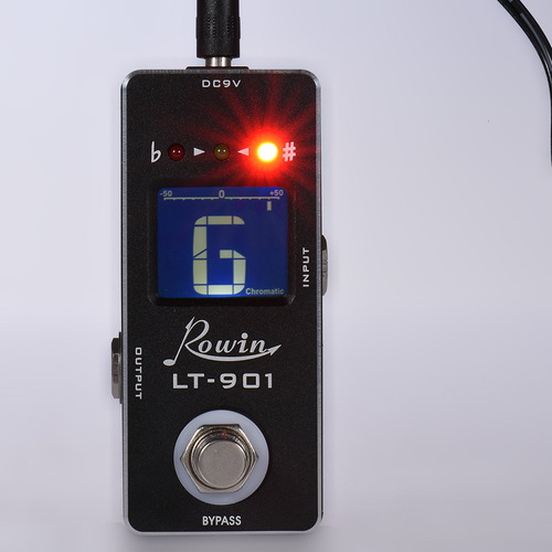 Afinador Cromático Guitarra Bypass Mini Pedal De Efeitos
