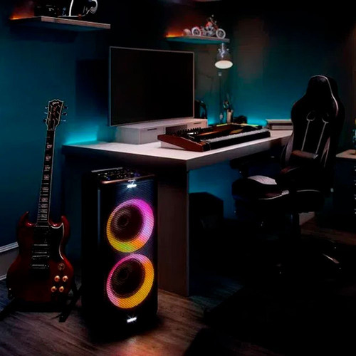 Alto-falante Philips BASS+ TAX5206/78 X5206 portátil com bluetooth preto 127/220V - Excelente (Recondicionado)