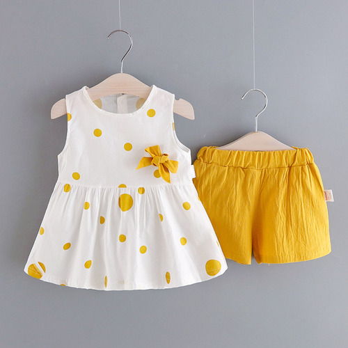 A Conjunto De Falda Y Pantalones Cortos Para Niña Con Envío