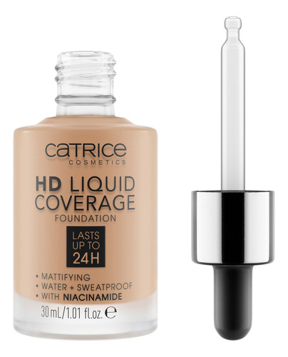 Foundation Catrice Hd Liquid Coverage 050 Rosy Ash Vegan