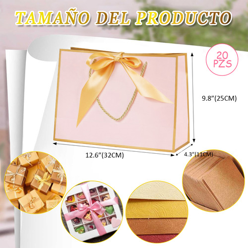 20 Bolsas De Portátiles Ecológicas Color Rosa
