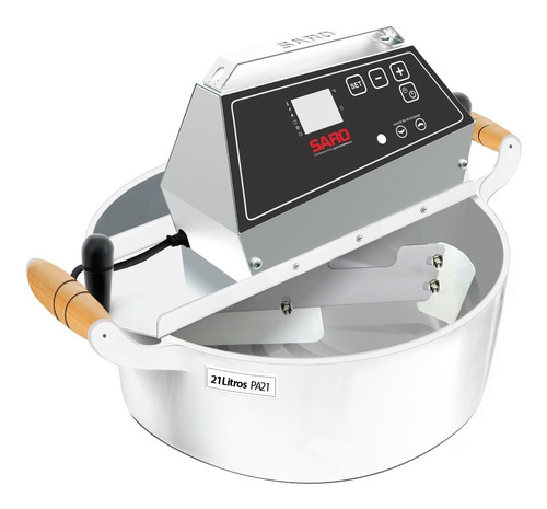 Imagem 5 de 5 de Maquina Inox Mexe Doce 21 L + Timer Frete Gratis