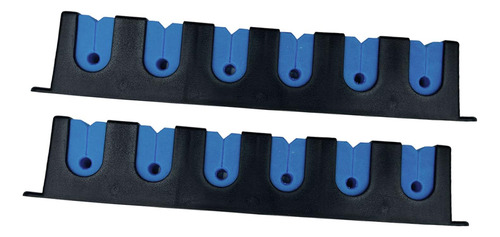 Soportes Horizontales Para Cañas De Pescar, Estantes Azul