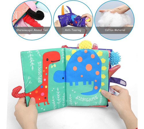 Libros Bebe Juguetes Bebes 0 3 6 12 Meses, Libros Tela Bebé
