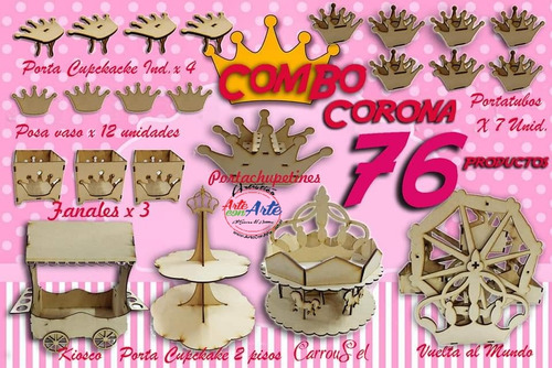 Combo Candybar 76 Articulos Oferta, Cumple,baby