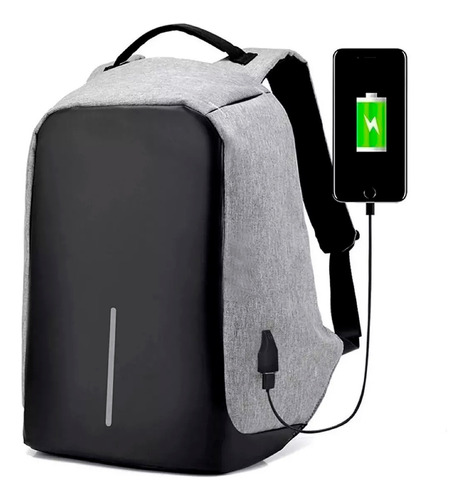 Mochila Porta Notebook Tablet 17 Smart Usb Reforzada Calidad