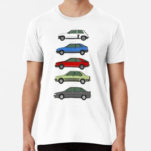 Remera Colección De Coches Clásicos R Turbo Algodon Premium