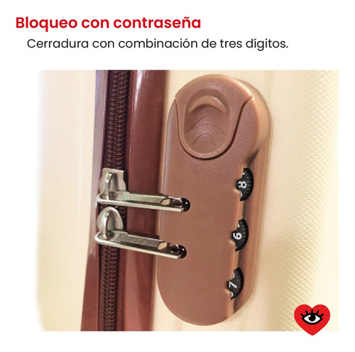 Mini Valija De Mano Cabina Beige Y Rosa Rigida Portatil Viaje Oso Veoquiero