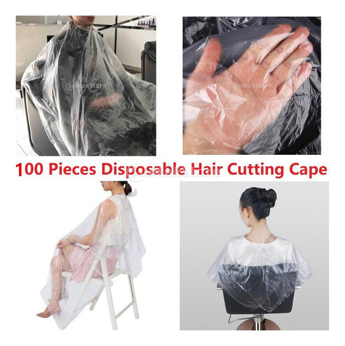 Tinte De Pelo Desechable Ajustable Babero Peinado 64x84cm