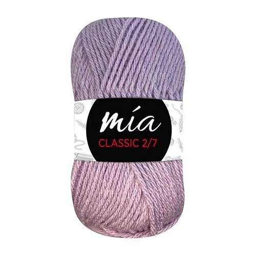 Lana Cashmilon Mia 2/7 Hipoalergénica 10 Ovillos Por Color Color Lila M454