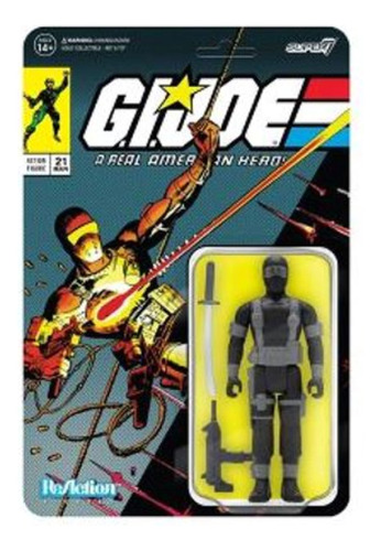 Super 7 Gi Joe Reaccin Figura Ola 2 - Snake Eyes (comic V.1)