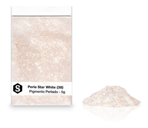  Pigmento Star White Escamas Blanco Para Resinas Epoxi, Laca