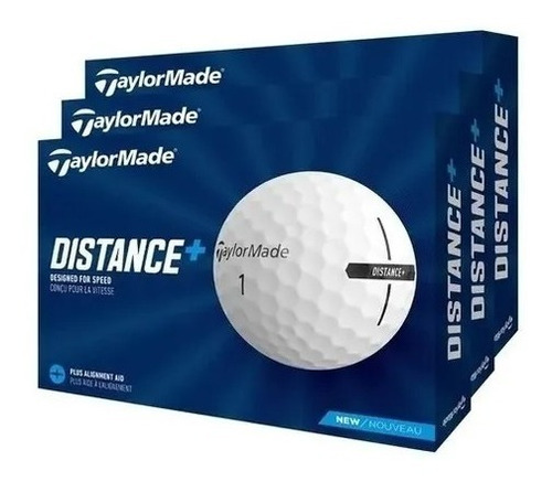 Imagen 2 de 9 de Kaddygolf Pelota Golf Taylormade Distance+ Promo 3x2 Docenas