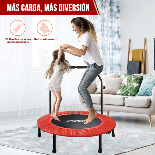 Trampolín Brincolín Aerobicos Fitness Ejercicio 40 Pulgadas + T Bar ShawNice
