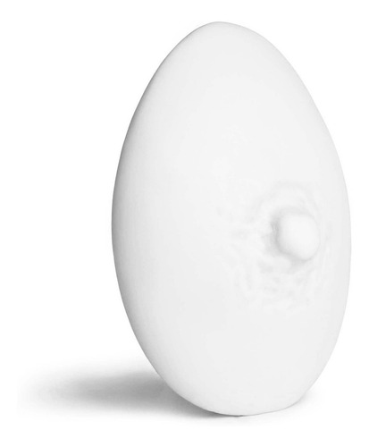 Mamilo De Silicone Expositor De Piercing Cor Branco