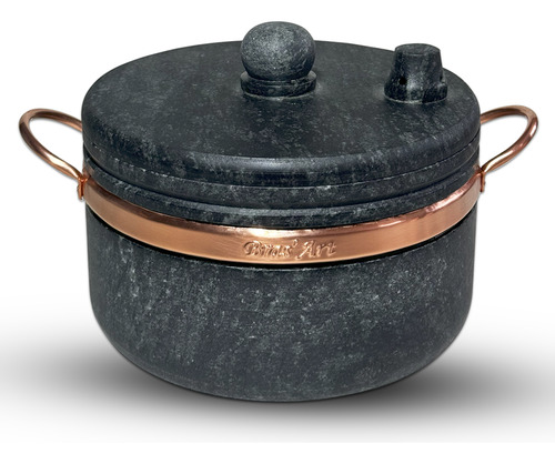 Kit Panela de Pedra Sabão 3L 2L 1,5L E Panela Pressão 4 L