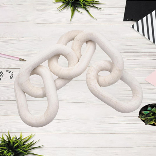 Decoração Esculpida Com Corrente De 5 Elos
