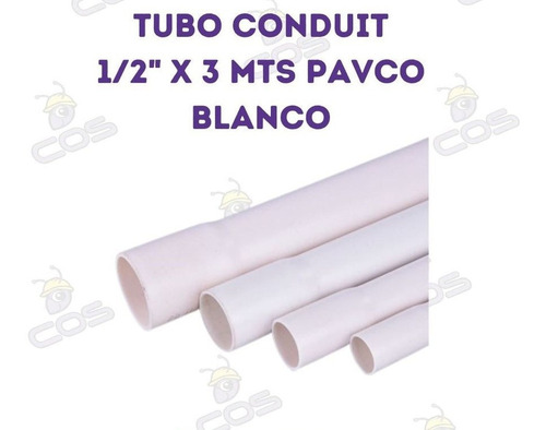 Tubo Conduit 1 1/2  X  3mts Pavco