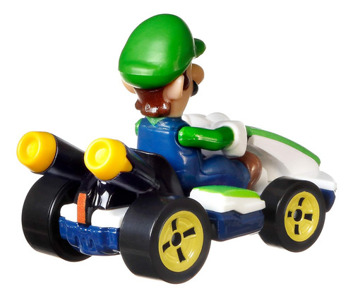 Pacote Com 4 Veículos Hot Wheels Mario Kart, Conjunto De 4 M